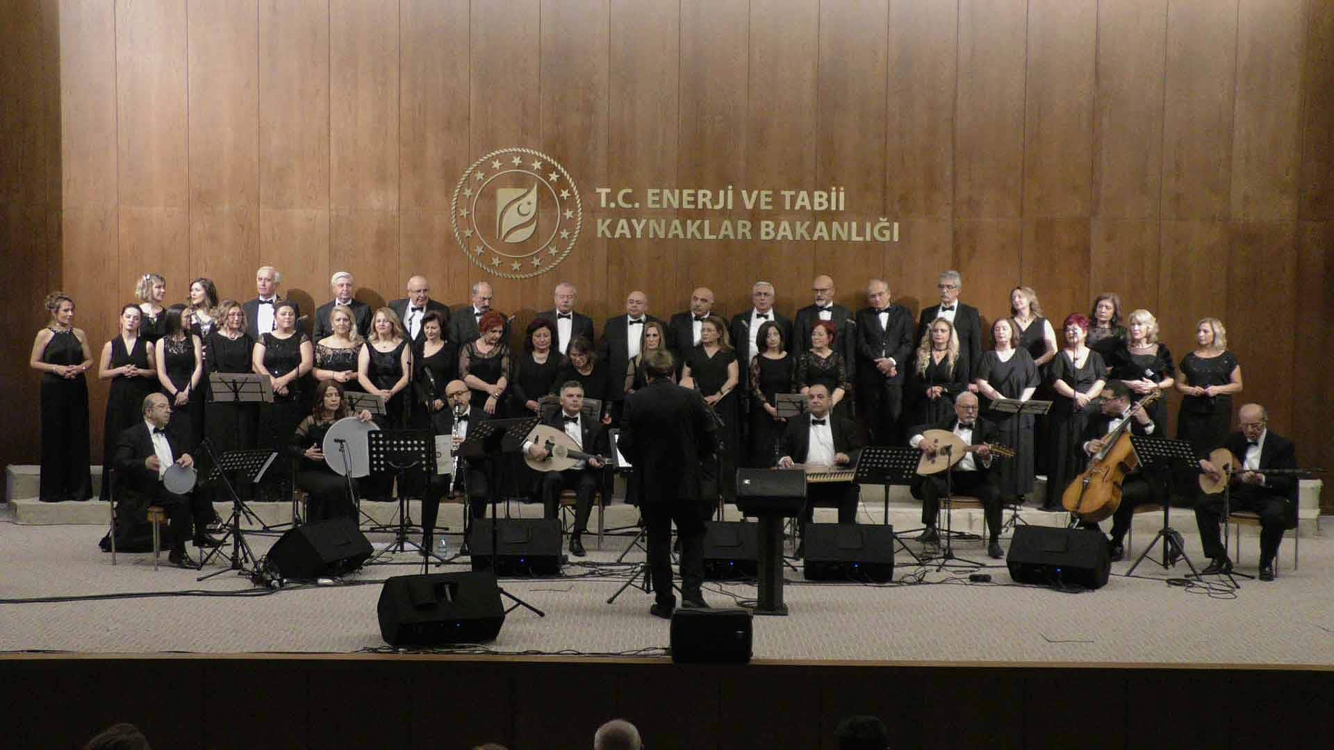 Enerji ve Tabii Kaynaklar Bakanlığında Konser Çekimi Yapıldı.